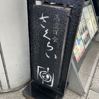 厳選洋食さくらい - 一階の看板