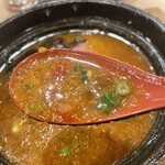 元祖めんたい煮こみつけ麺 - トマト、玉ねぎ