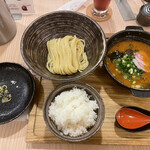 元祖めんたい煮こみつけ麺 - めんたい煮込みつけ麺　セット