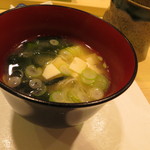鮨 福原 - お味噌汁