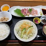 食楽々 - 鳥刺し定食　８８０円