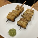 ほさかや - うなぎ串塩焼き　４００円