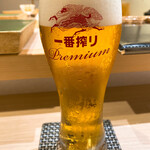 Sushi Kotona - この時期の生ビールは最高！