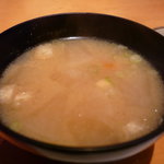 石和川 - ☆お味噌汁は素朴な感じでしたぁ☆