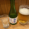 居酒屋 点 - ドリンク写真:生ビールと地酒冷酒