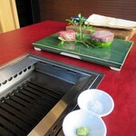 銀座 焼肉R - 焼く前