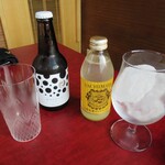 銀座 焼肉R - ビールとジンジャエール