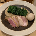 饗 くろ喜 - 特製韮つけそば・麺大盛・追加つけ汁（饗くろ㐂
      ）2022.7