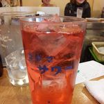 ワンコップ千登利 - しそサワー@350円＋お姉さん方