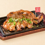 Seiryu Wakadori Single bone-in thigh grilled with garlic