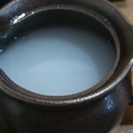 手打蕎麦のたぐと - 蕎麦湯 (とろりとしている)