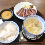 Tantoto Wakura - 牛たん焼き定食 (3枚6切)