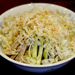 鶏舎 - 冷やし葱そば　1,000円
                                大盛り　200円
                                葱増し　200円