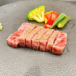 Japanese black beef Steak Aichibo 50g sirloin 50g