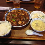 中国菜 オイル - 四川麻婆豆腐ランチ¥850