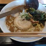 麺処福吉 極 - 磯たま（大盛り）