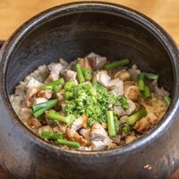 大山鶏と牛蒡の炊き込みご飯