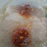 一味ラーメン - 薬味は1.5にしました。