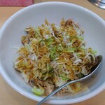 油そば 味の天徳 - ネギチャ丼