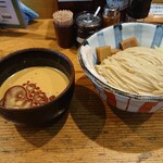 麺屋 さん田 - 冷やし担々つけ麺 大 (麺はつけ麺用に変更)