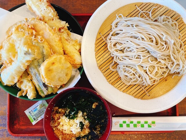 『野菜天ぷら田舎そば 中盛り』by nyack : そば 天丸 本店 - 都筑ふれあいの丘/そば [食べログ]