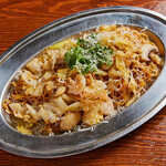 Tom Yum Pak Cheese Yakisoba (stir-fried noodles)