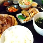 焼肉 比嘉家 - 比嘉家の上カルビ定食