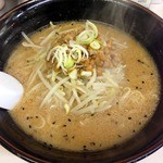 Kuruma Ya Ramen - 納豆味噌ラーメン　ライス　餃子　2013年3月