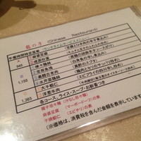 四川料理 龍の子 - ランチメニュー