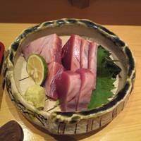 一誠 - お昼の造り定食　あぶらののったかつお