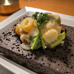 銀座ろくさん亭 - 魚介の白味噌チーズ焼き