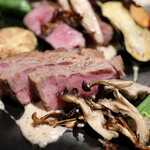 くずし肉割烹 雷 - 神戸牛サーロインステーキ