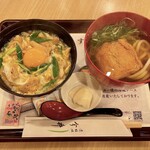 道頓堀 今井  - 親子丼と小きつねうどん 1400円