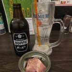 The 居酒屋 ハンザエモン - ホッピー黒　495円＋お通し　330円