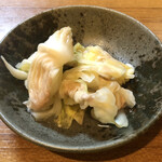 酒食・一楽 - 晩酌セットのお通し