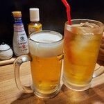 Sakana To Sake Kotobukiya - 生ビール＆ジャスミン茶