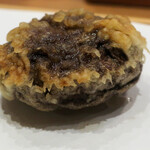 天婦羅 みやしろ - 栃木産椎茸。