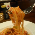 馬酔木 - 茄子と海老のトマトソース