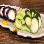 HANAKOMA - お新香盛り合わせ780円