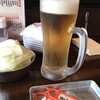 Hyakuen Kushikatsu - 千ベロセットの生ビール♪(^-^)