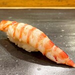 小判寿司 - 車海老 レア