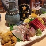 喰庵しゅう坊 - 新鮮なお刺身