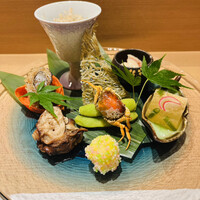 難波 鮨 よこ田 - 前菜盛り合わせ