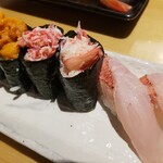 すしの助 - ズワイガニも