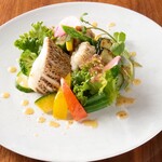 The Cellar KYOTO - 明石真鯛と鱧のグリル
      有機野菜のサラダ仕立て