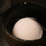 煌 焼肉 - フランボワーズの自家製ミルクシャーベット