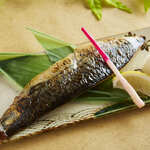 Bunka mackerel grilled with salt