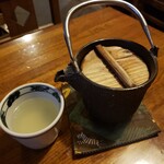 瓢亭 - 蕎麦湯