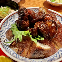 炭焼うな富士 名駅店 - 肝入り上うなぎ丼