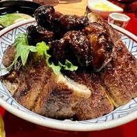 炭焼うな富士 名駅店 - 肝入り上うなぎ丼
